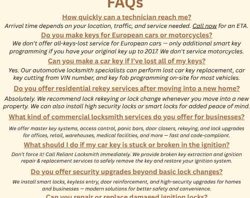 Reliant Locksmith