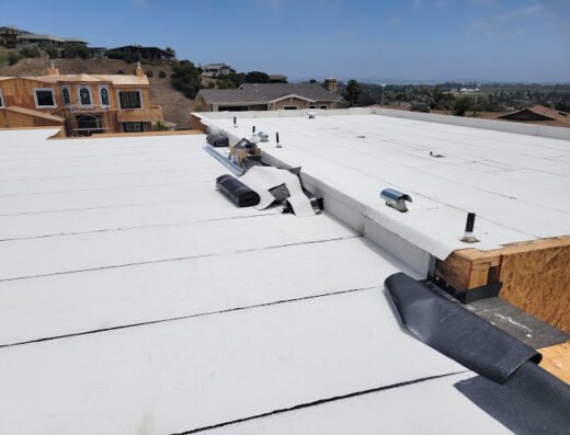 Golden Winter Roofing Painting