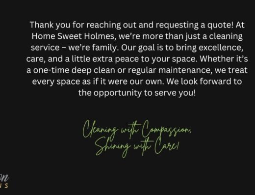 Home Sweet Holmes Cleaning Service, LLC