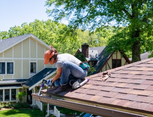 Lady On The Roof – roofing in Cincinnati
