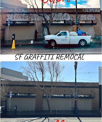SF Graffiti Removal – pressure washing in San Francisco