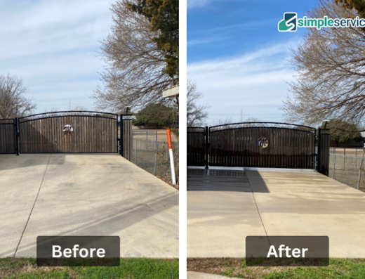 Simple Services – pressure washing in Fort Worth