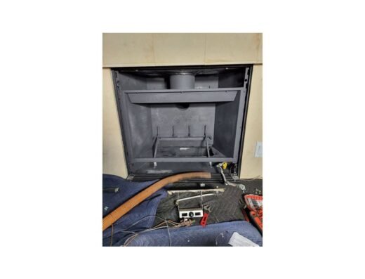 Fireplace insert serviced by Chimney Professionals in Dallas, TX