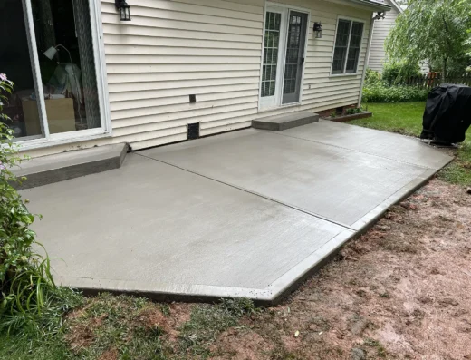 Concrete Driveway Co. of Atlanta completed concrete driveway project